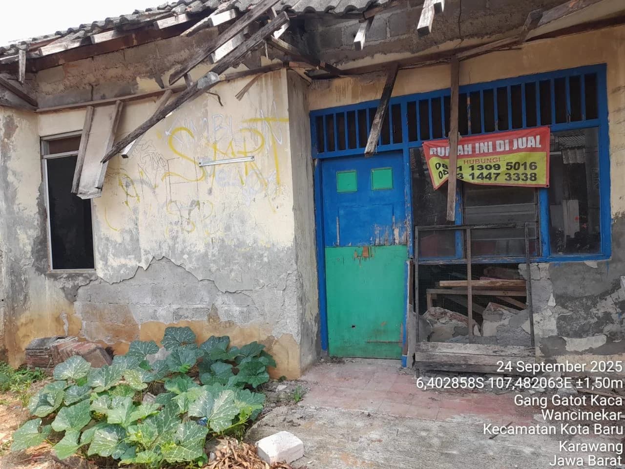 Rumah Lelang Bank BTN Harga Murah di Perumahan Griya Sentosa, Cikampek
